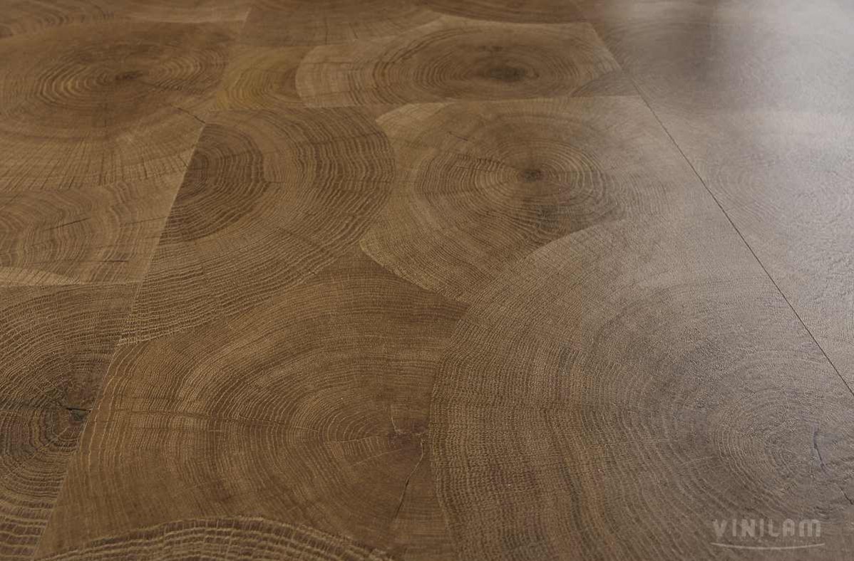 Кварцвиниловая плитка Vinilam клеевая Ceramo Stone Glue Дуб Натуральный 61601 950×480×2,5 фото в интерьере