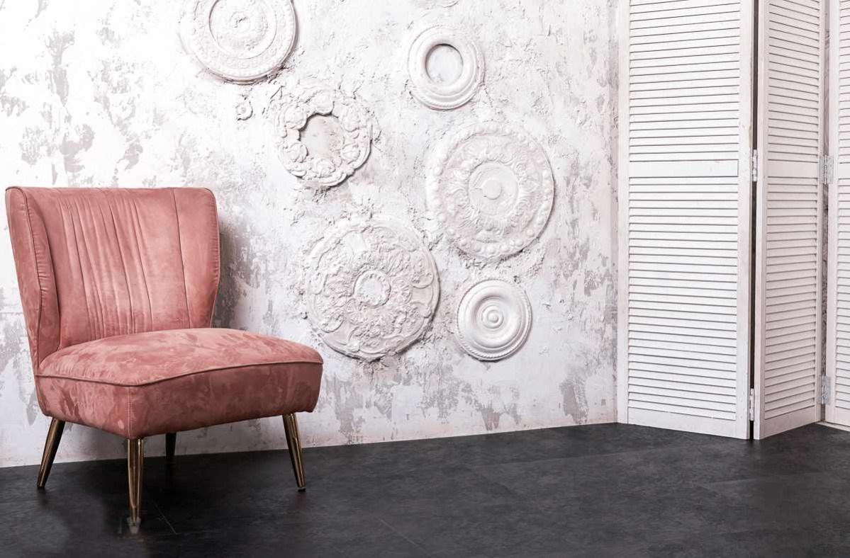 Кварцвиниловая плитка Vinilam клеевая Ceramo Stone Glue Сланцевый Черный 61607 950×475×2,5 фото в интерьере