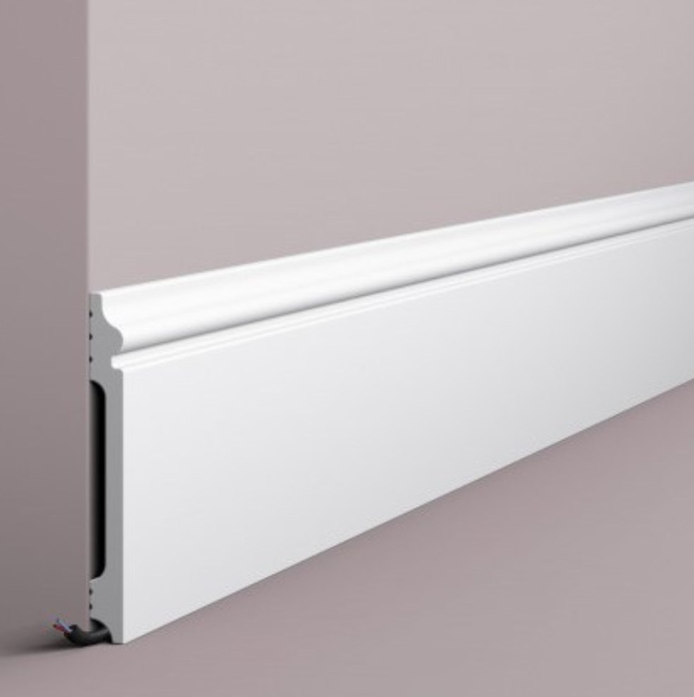 Плинтус под покраску NMC Wallstyl FL14 2000×140×15 Плинтус под покраску NMC Wallstyl FL14 2000×140×15