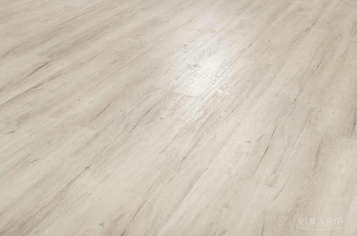 Кварцвиниловый SPC ламинат Vinilam Ceramo XXL Дуб Цюрих 8875-EIR 1520×225×5,5 фото в интерьере