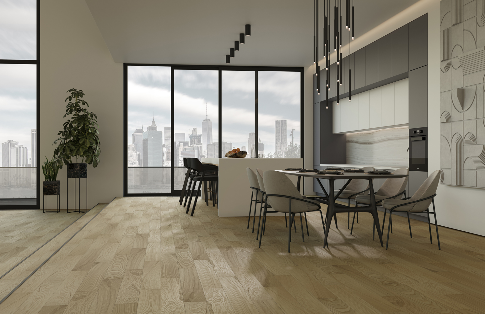 Композитная паркетная доска Quartz Parquet Классик Дуб тоскана 407 400-1220×152×7 фото в интерьере Композитная паркетная доска Quartz Parquet Классик Дуб тоскана 407 400-1220×152×7 фото в интерьере