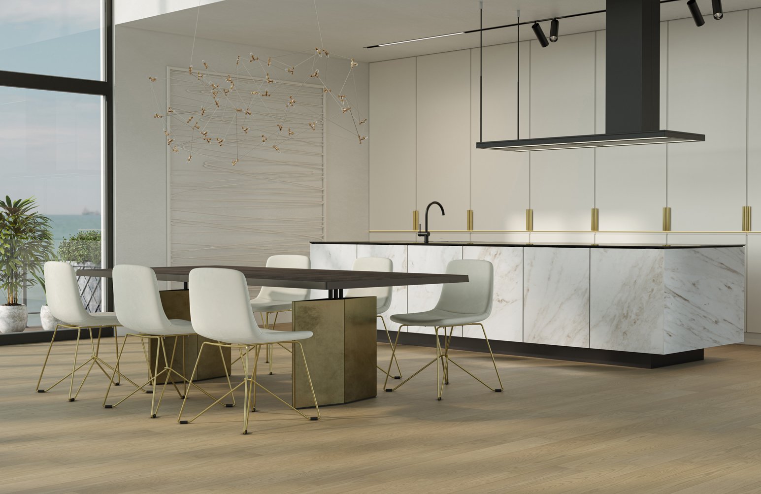 Композитная паркетная доска Quartz Parquet Классик Дуб карельский 419 400-1220×152×5 фото в интерьере Композитная паркетная доска Quartz Parquet Классик Дуб карельский 419 400-1220×152×5 фото в интерьере