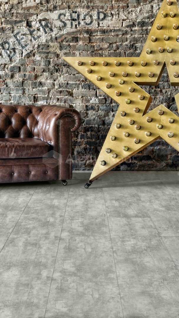 Кварцвиниловая плитка Alpine Floor клеевая Light Stone Ратленд ECO 15-9 608×303×2,5 фото в интерьере