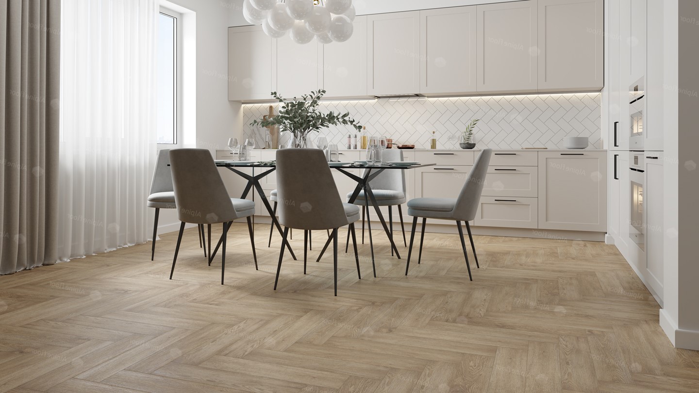 Кварцвиниловая плитка Alpine Floor клеевая Parquet LVT Дуб Ваниль Селект ECO 16-3 венгерская елка 590×118×2,5 фото в интерьере Кварцвиниловая плитка Alpine Floor клеевая Parquet LVT Дуб Ваниль Селект ECO 16-3 венгерская елка 590×118×2,5 фото в интерьере