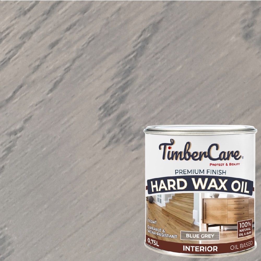 Масло с твердым воском TimberCare Hard Wax Oil цвет Серый холодный 350063 0,75 л