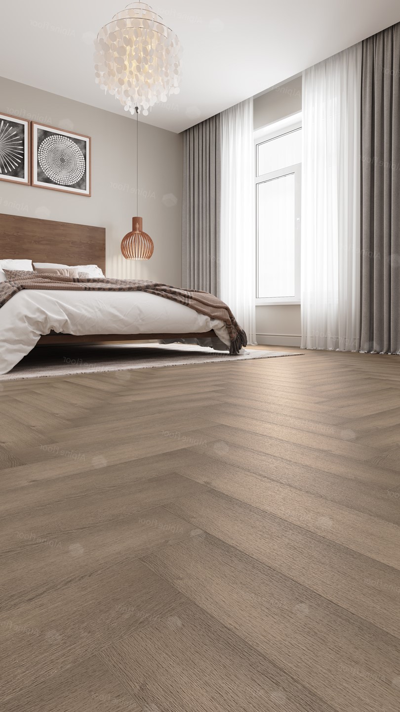 Кварцвиниловая плитка Alpine Floor клеевая Parquet LVT Дуб Насыщенный ECO 16-7 венгерская елка 590×118×2,5 фото в интерьере Кварцвиниловая плитка Alpine Floor клеевая Parquet LVT Дуб Насыщенный ECO 16-7 венгерская елка 590×118×2,5 фото в интерьере
