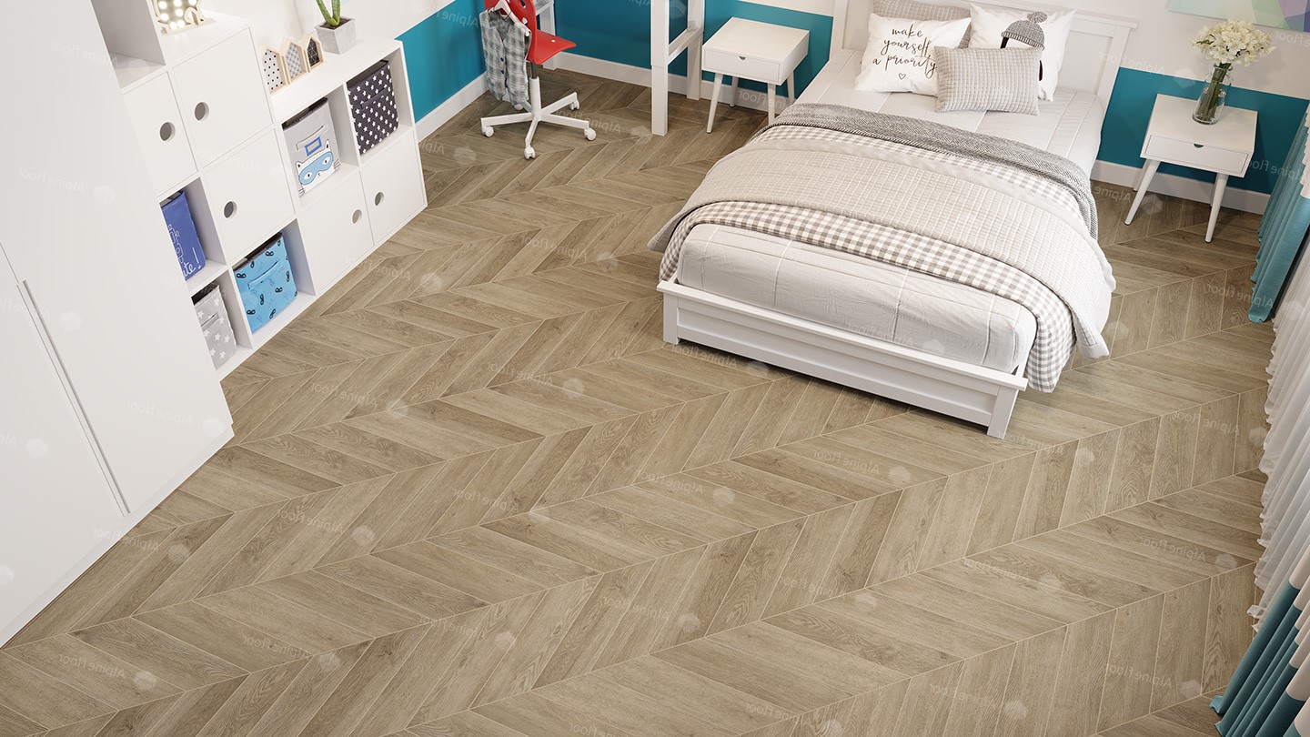 Кварцвиниловый SPC ламинат Alpine Floor Chevron Alpine Дуб Ваниль Селект ECO 18-2 французская елка 600×127×5 фото в интерьере Кварцвиниловый SPC ламинат Alpine Floor Chevron Alpine Дуб Ваниль Селект ECO 18-2 французская елка 600×127×5 фото в интерьере