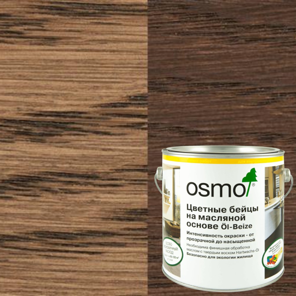 Бейц морилка на масляной основе Osmo Ol-Beize 3564 Табак 0,18 л Бейц морилка на масляной основе Osmo Ol-Beize 3564 Табак 0,18 л