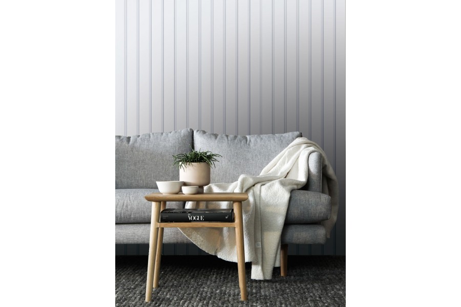 Стеновая панель из полистирола под покраску Hiwood LV123N NP 2700×120×12 фото в интерьере