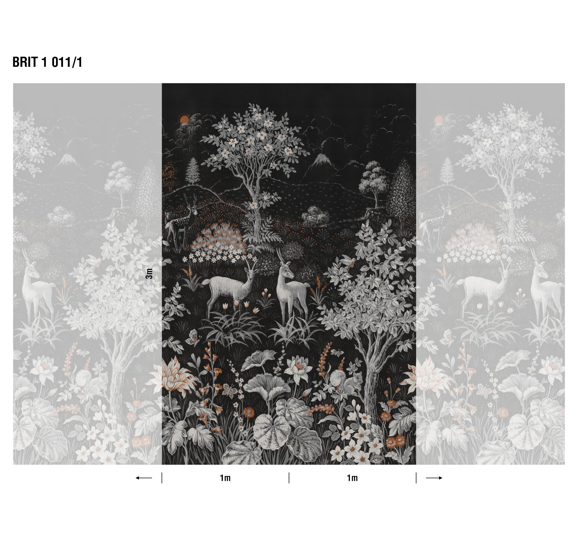 Панно Loymina British Style Forest BRIT 1 011/1 3×2