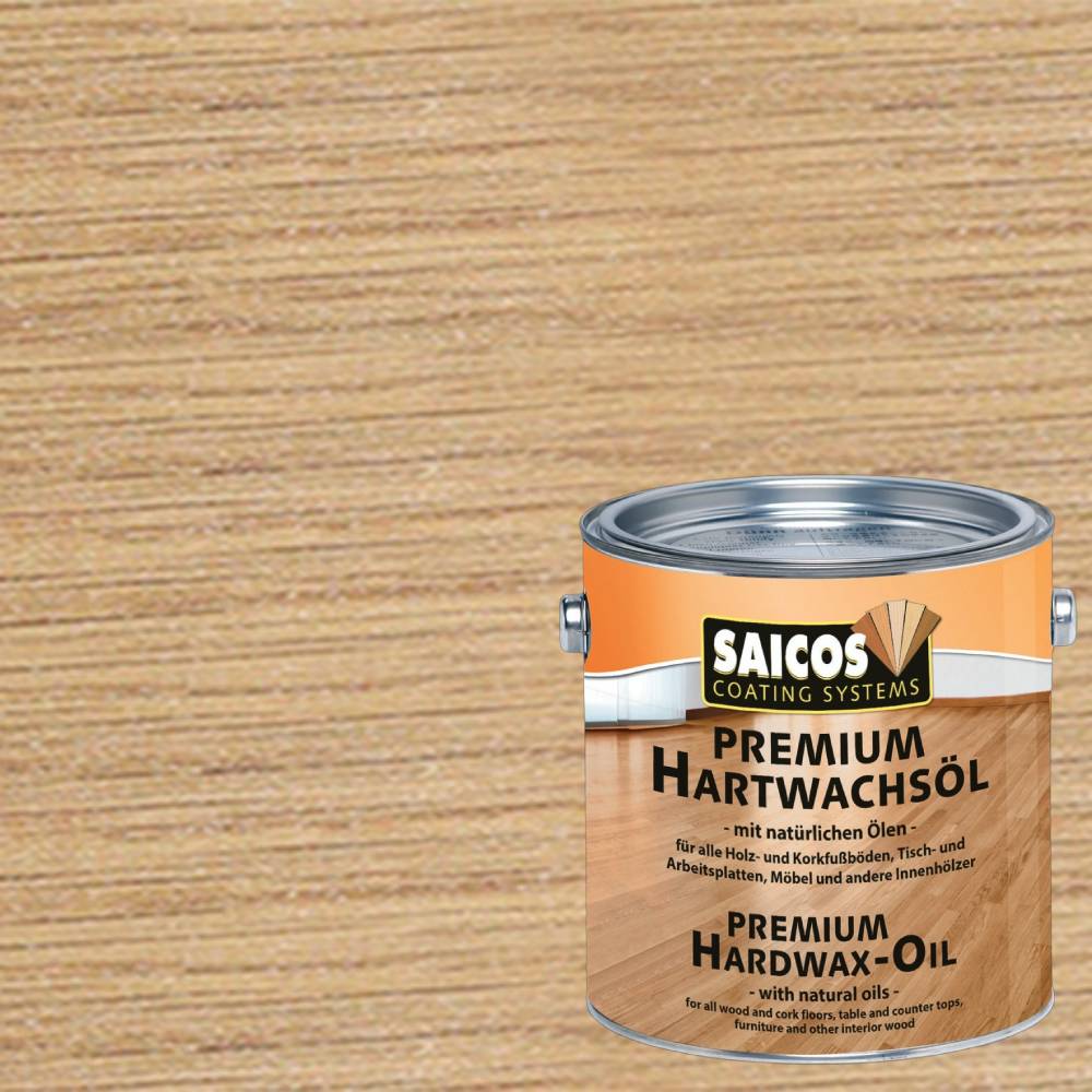 Масло с твердым воском для пола Saicos Premium Hartwachsol цвет 3299 Эффект с блестящим пигментом 2,5 л Масло с твердым воском для пола Saicos Premium Hartwachsol цвет 3299 Эффект с блестящим пигментом 2,5 л