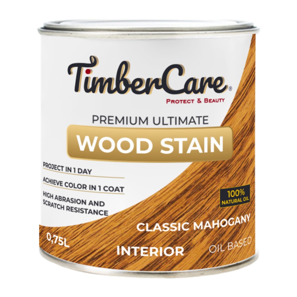 Масло для дерева TimberCare Wood Stain цвет Классический махагон 350014 шелковисто-матовое 0,75 л