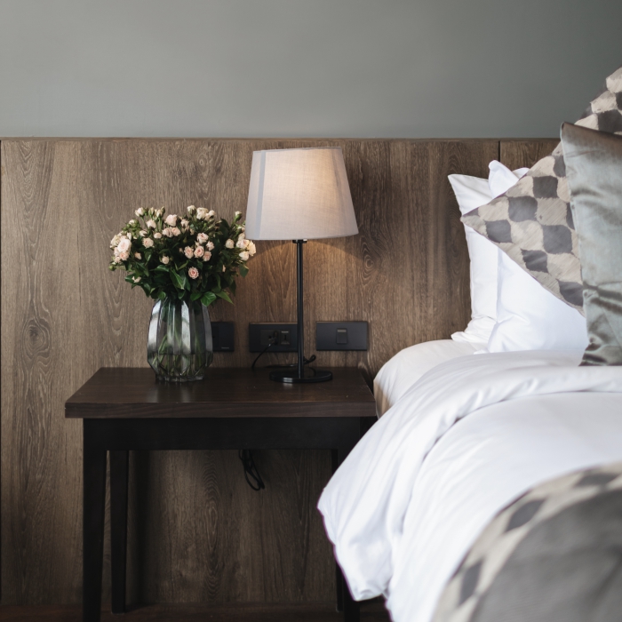 Масло для дерева TimberCare Wood Stain цвет Пралине 350033 шелковисто-матовое 0,2 л фото в интерьере