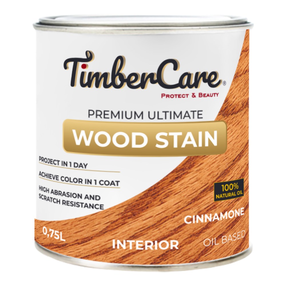 Масло для дерева TimberCare Wood Stain цвет Корица 350024 шелковисто-матовое 0,75 л