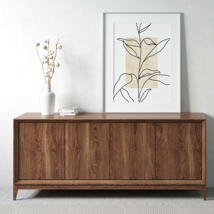 Масло для дерева TimberCare Wood Stain цвет Темный орех 350027 шелковисто-матовое 0,2 л фото в интерьере