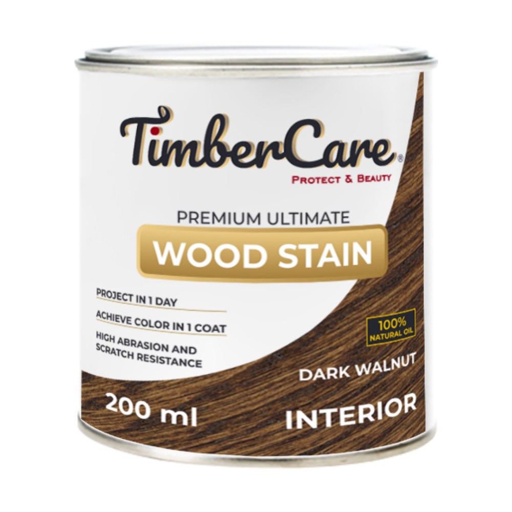 Масло для дерева TimberCare Wood Stain цвет Темный орех 350027 шелковисто-матовое 0,2 л Масло для дерева TimberCare Wood Stain цвет Темный орех 350027 шелковисто-матовое 0,2 л