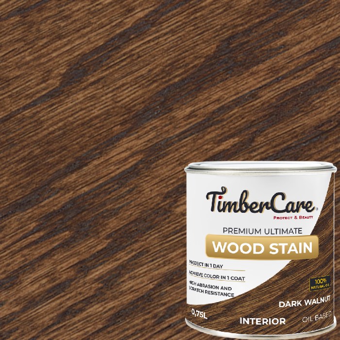 Масло для дерева TimberCare Wood Stain цвет Темный орех 350028 шелковисто-матовое 0,75 л Масло для дерева TimberCare Wood Stain цвет Темный орех 350028 шелковисто-матовое 0,75 л