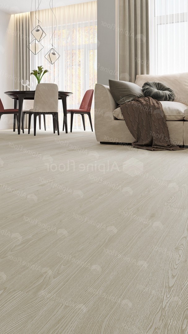 Кварцвиниловый SPC ламинат Alpine Floor Solo Plus Модерато ECO 14-1101 1220×183×4 фото в интерьере
