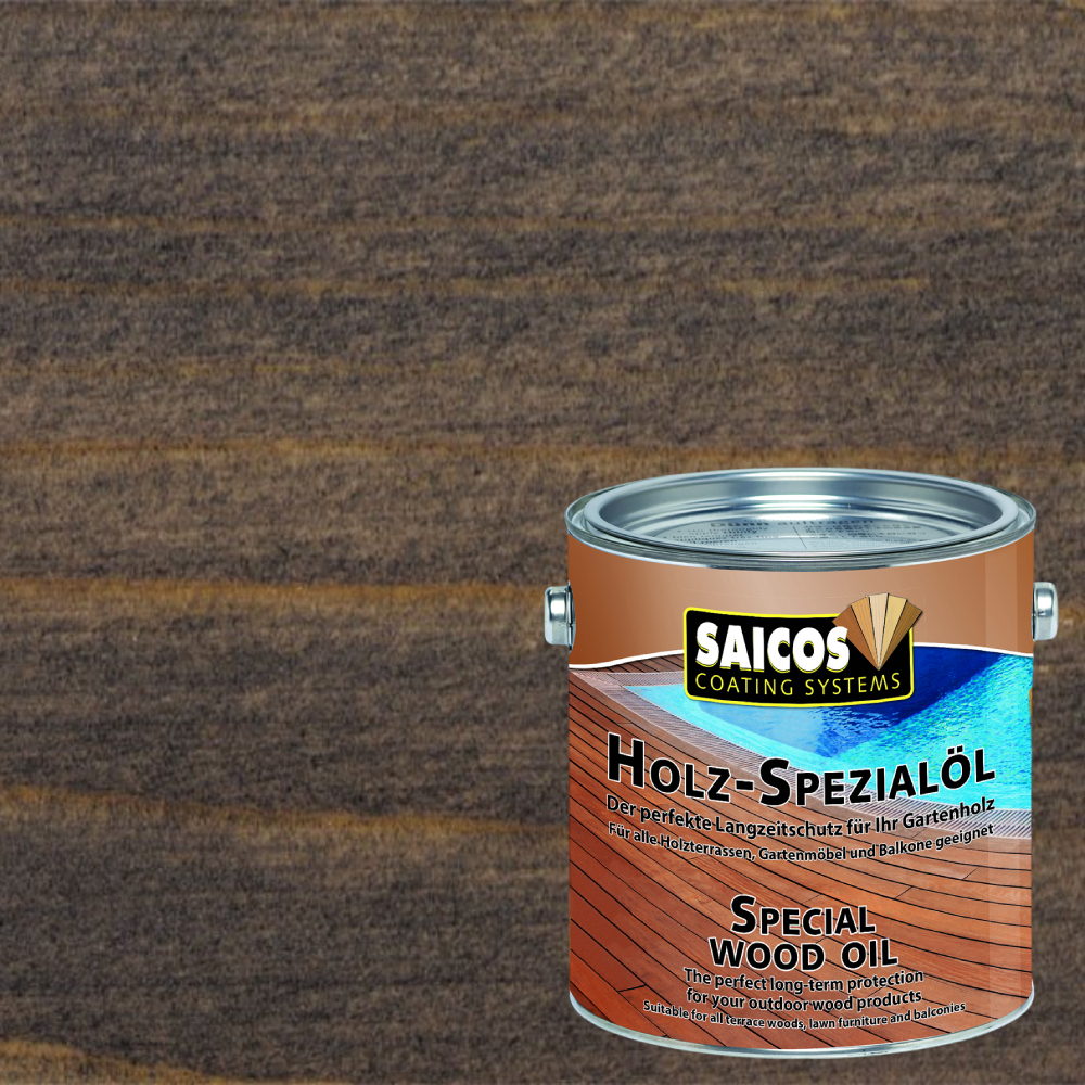 Масло для террас Saicos Holz-Spezialol цвет 0180 Черный 0,125 л Масло для террас Saicos Holz-Spezialol цвет 0180 Черный 0,125 л