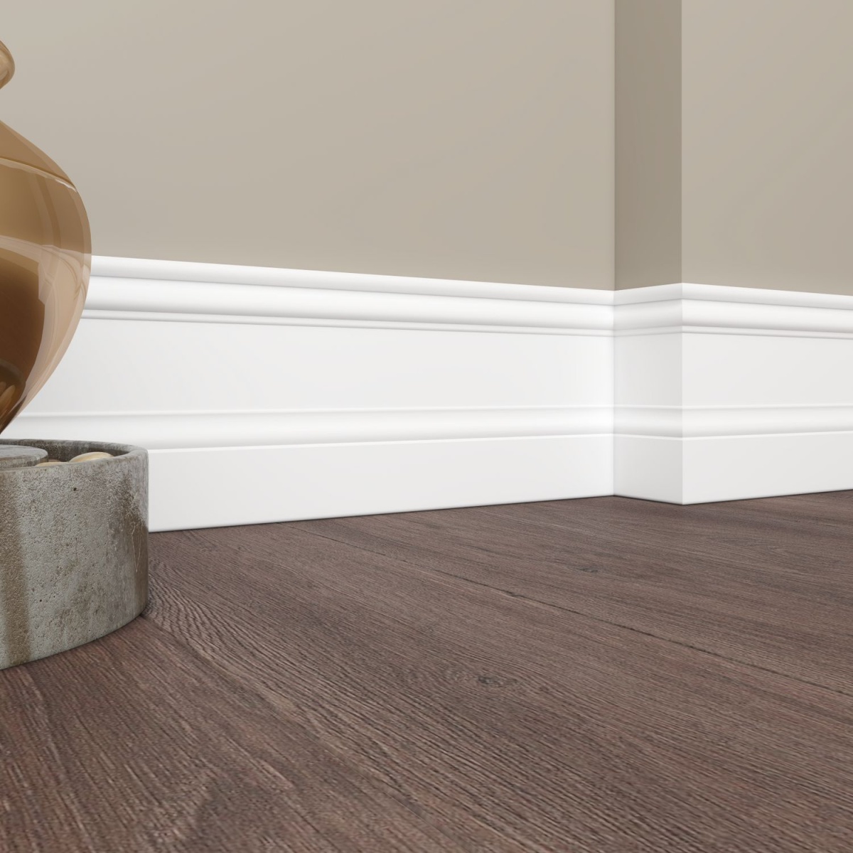 Плинтус под покраску Ultrawood Base 002 i 2000×133×14 фото в интерьере