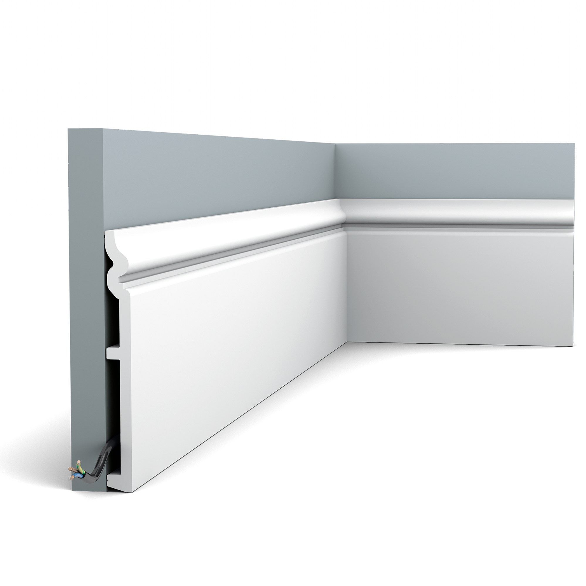 Плинтус под покраску Orac Decor Select SX206 2000×180×18