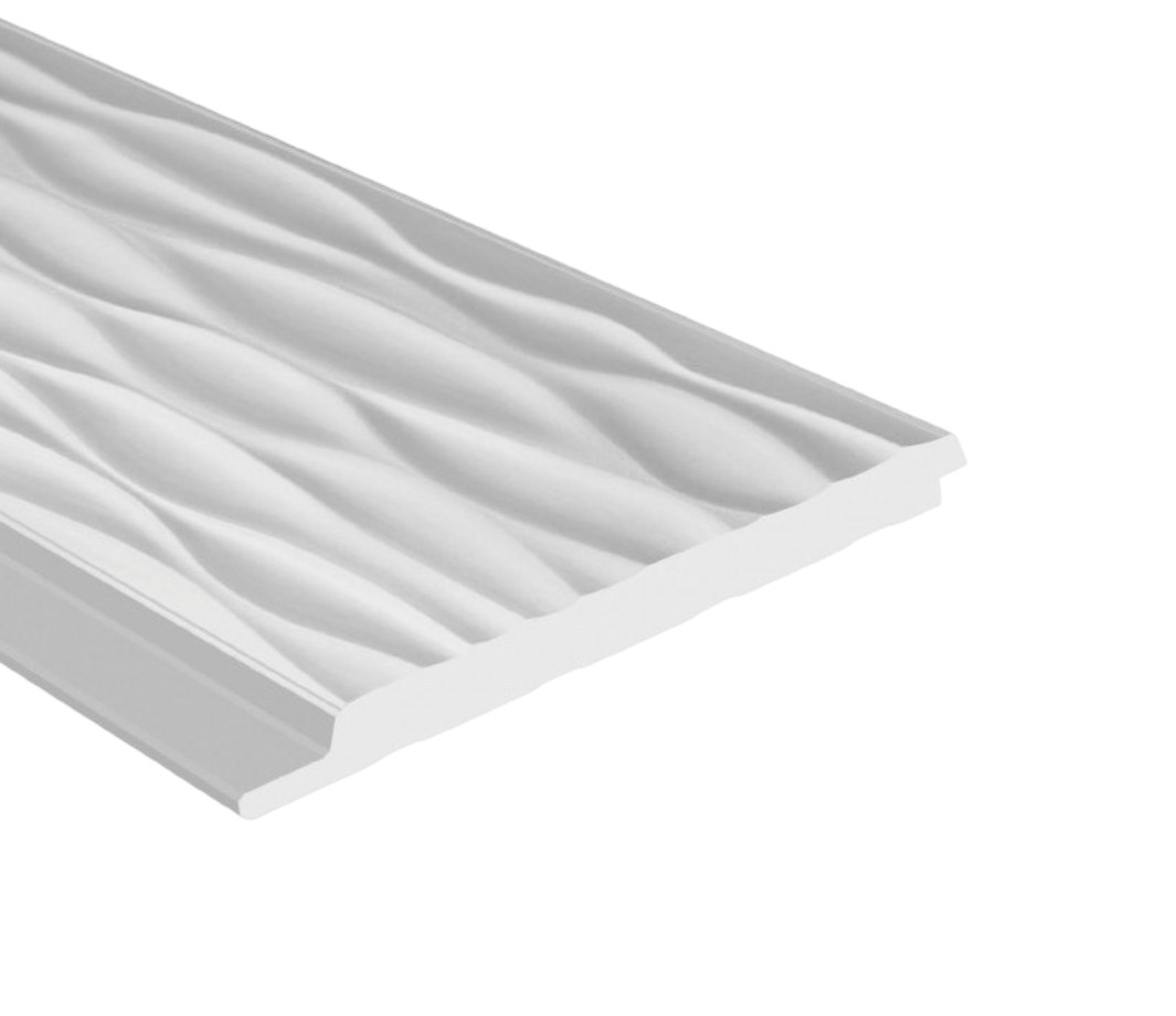 Стеновая панель из полистирола под покраску Hiwood LV127W NP 2700×120×12 Стеновая панель из полистирола под покраску Hiwood LV127W NP 2700×120×12