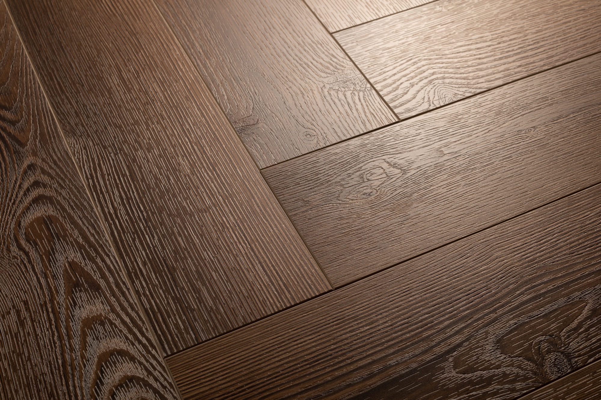 Кварцвиниловая плитка Aquafloor клеевая Parquet Glue AF2520PG венгерская елка 610×122×2,5