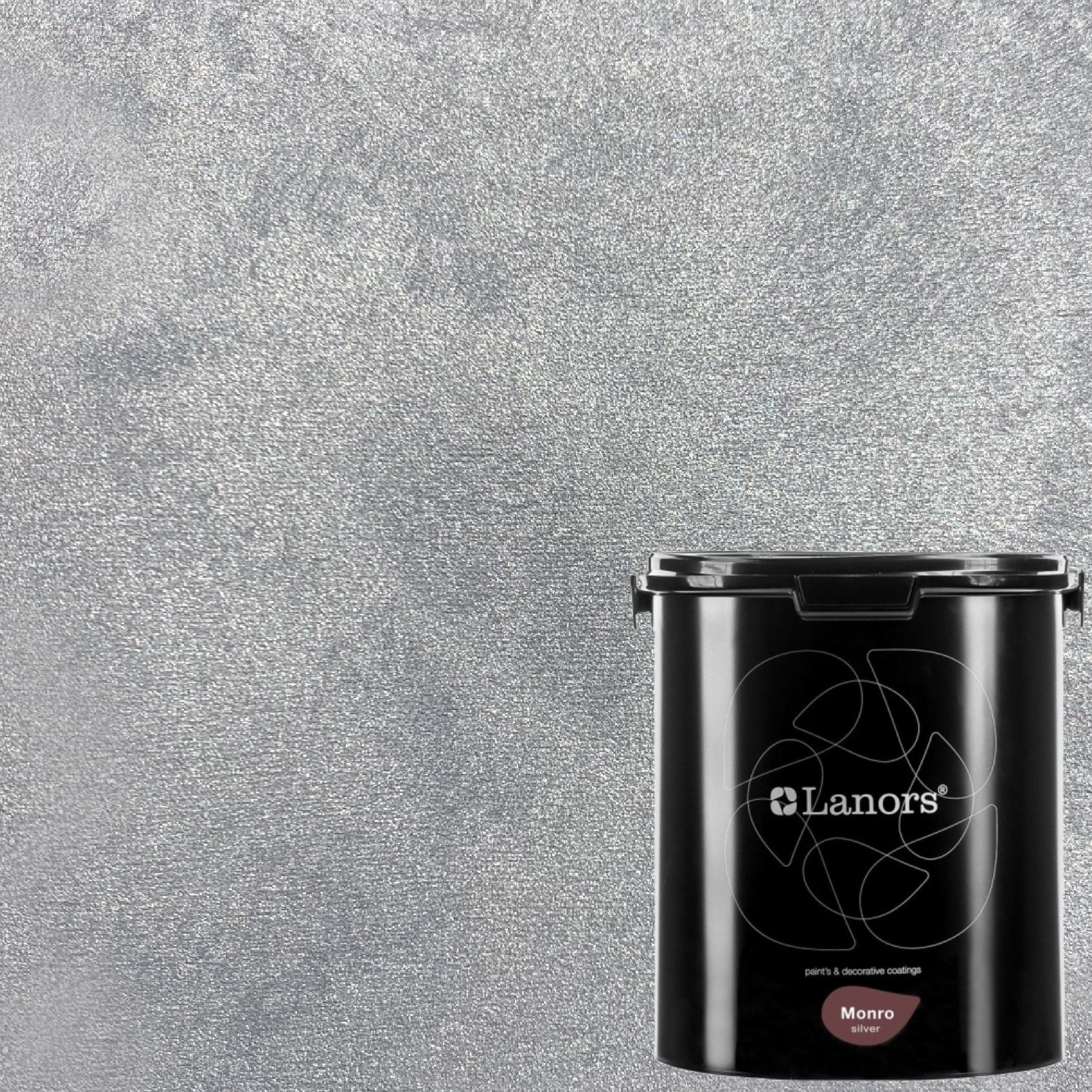 Краска декоративная Lanors Monro Silver цвет MS_058 3 кг