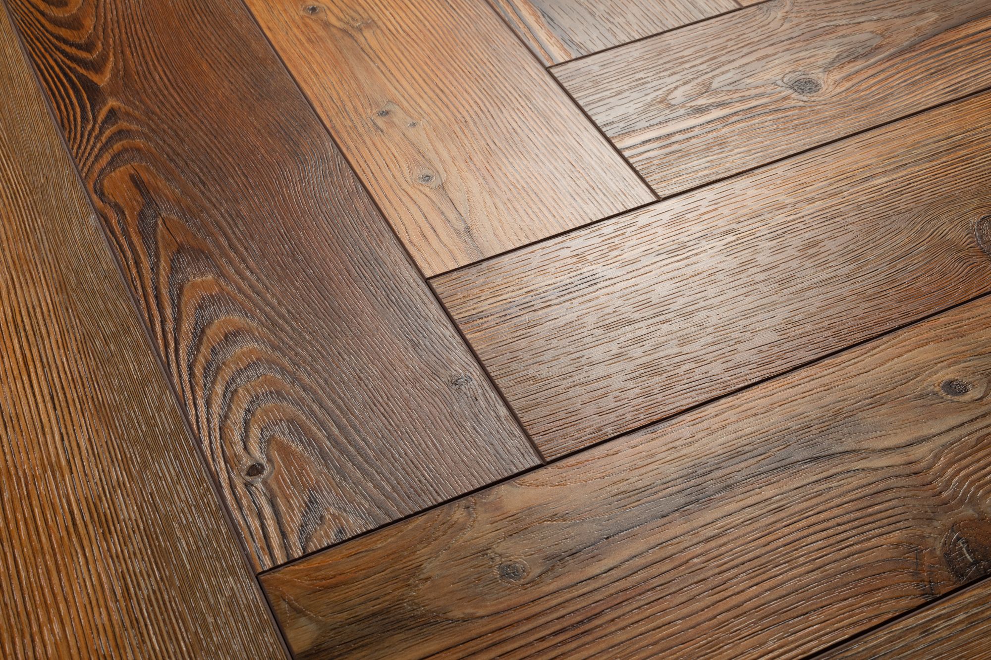 Кварцвиниловый SPC ламинат Aquafloor Space Parquet Light AF4518PQL венгерская елка 610×122×4,5
