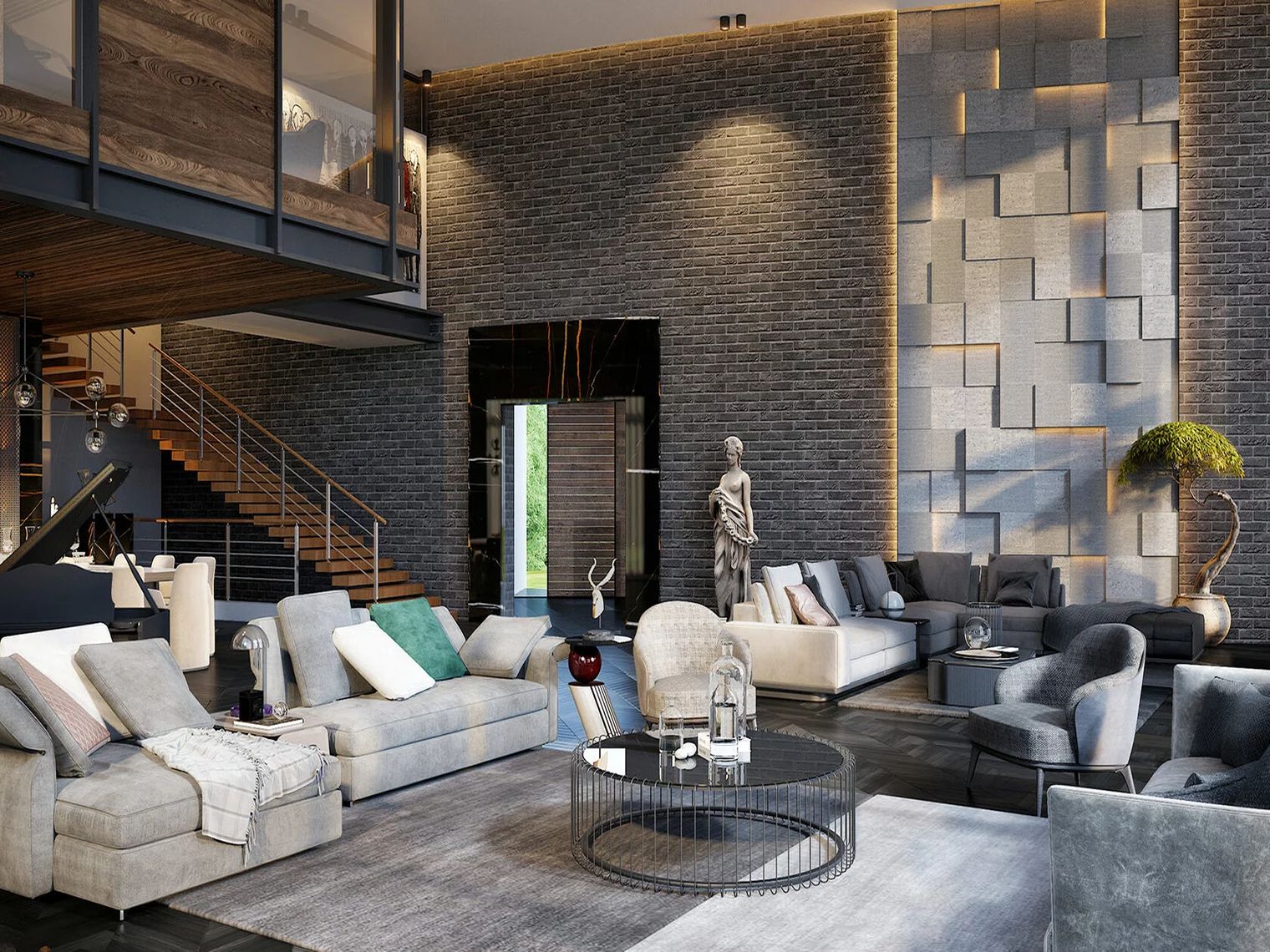 Профиль алюминиевый теневой с подсветкой Laconistiq Gips Черный RAL 9005 51-21-300 матовый 3000×43,8×44,1 фото в интерьере Профиль алюминиевый теневой с подсветкой Laconistiq Gips Черный RAL 9005 51-21-300 матовый 3000×43,8×44,1 фото в интерьере