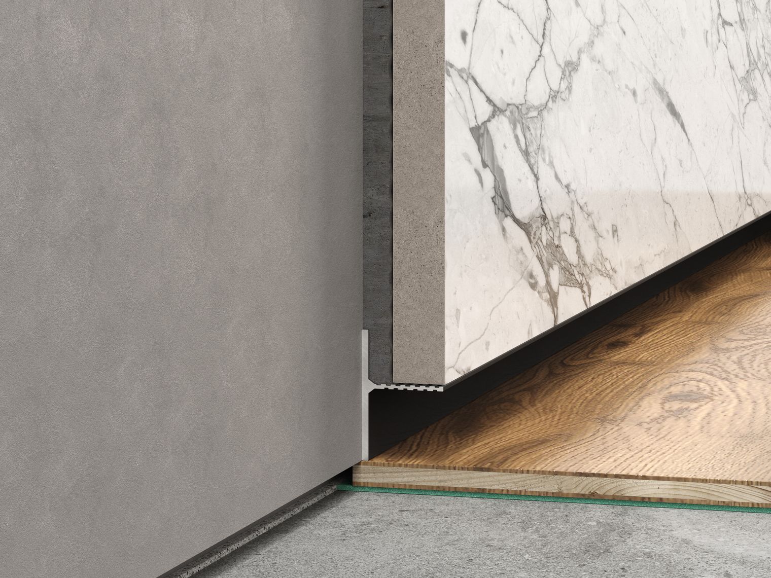 Плинтус алюминиевый теневой Laconistiq Reverse 36 Черный 34-11-300 3000×36×16 фото в интерьере Плинтус алюминиевый теневой Laconistiq Reverse 36 Черный 34-11-300 3000×36×16 фото в интерьере