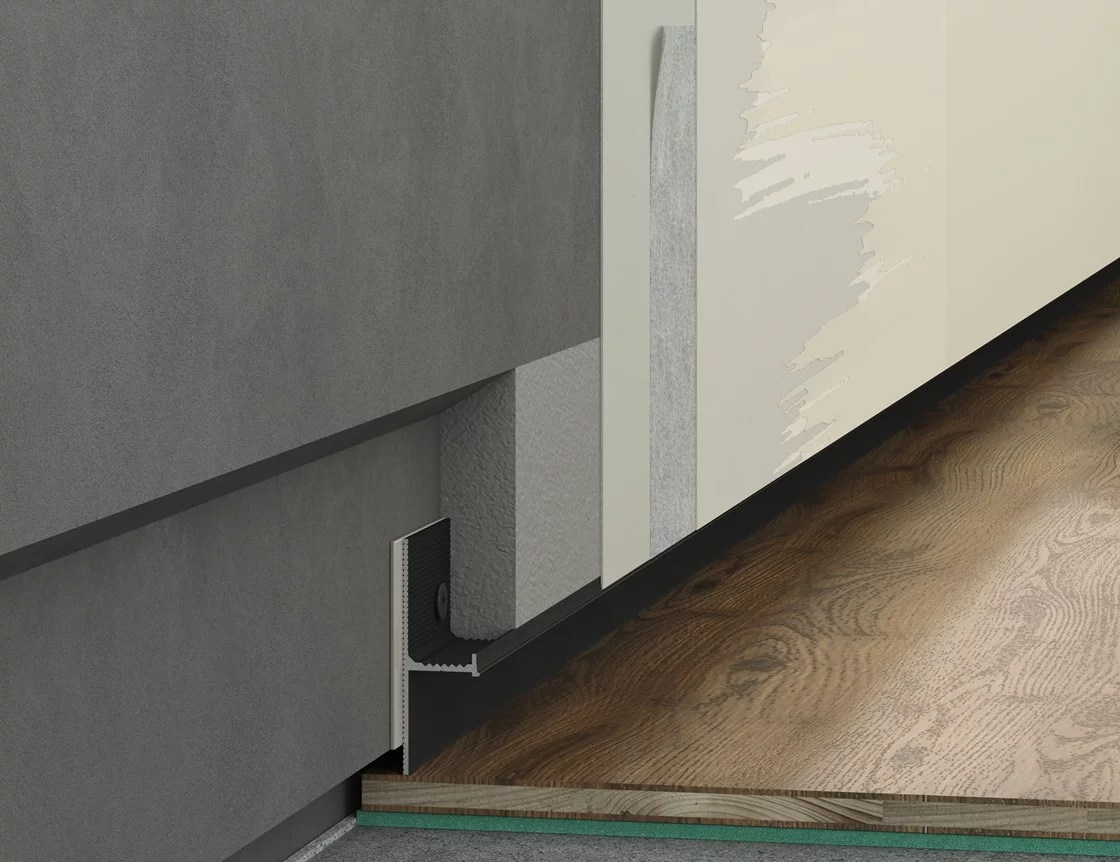 Плинтус алюминиевый теневой Laconistiq Regular Черный 31-11-300 3000×45×15 Плинтус алюминиевый теневой Laconistiq Regular Черный 31-11-300 3000×45×15