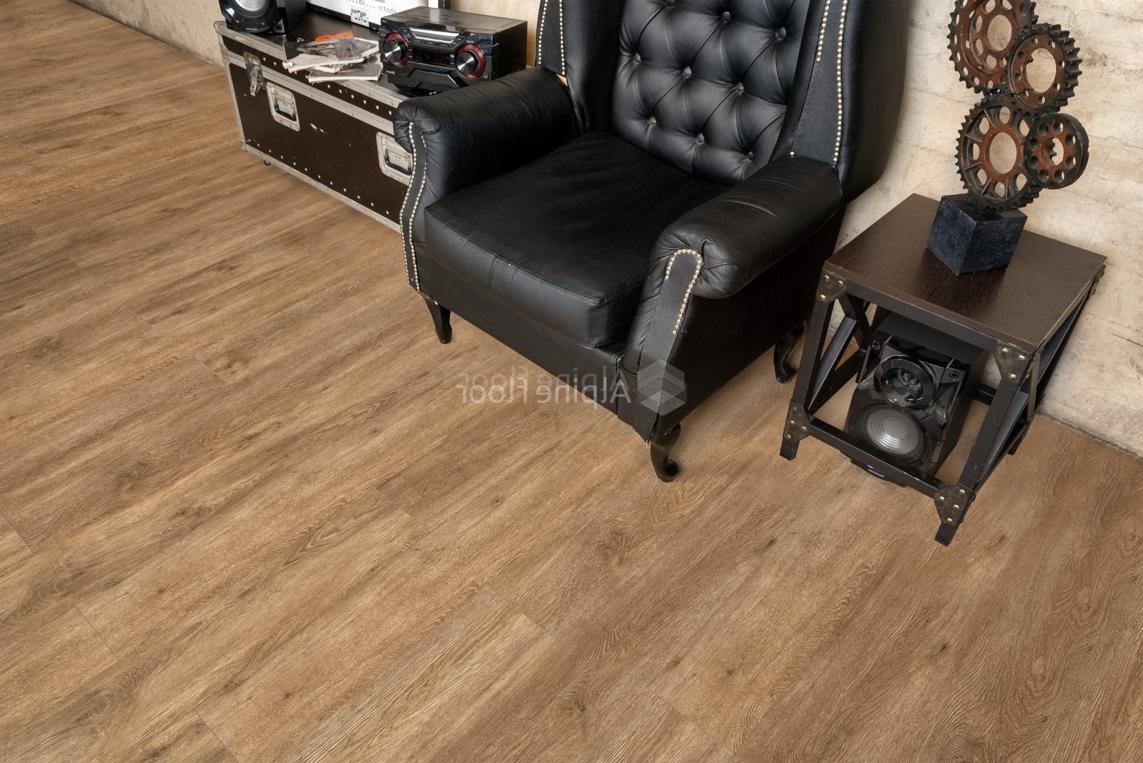 Кварцвиниловый SPC ламинат Alpine Floor Grand Sequoia Light Макадамия ECO 11-1001 1220×183×3,5 фото в интерьере