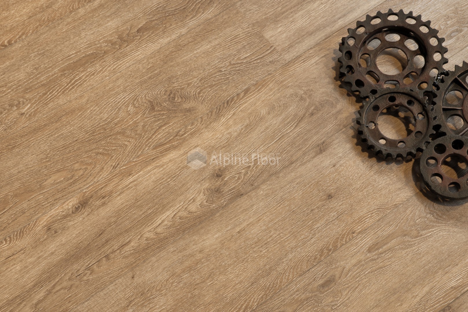 Кварцвиниловый SPC ламинат Alpine Floor Grand Sequoia Light Макадамия ECO 11-1001 1220×183×3,5 фото в интерьере