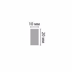 Рейка декоративная Decomaster Eco Line D047-1632G 2900×20×10