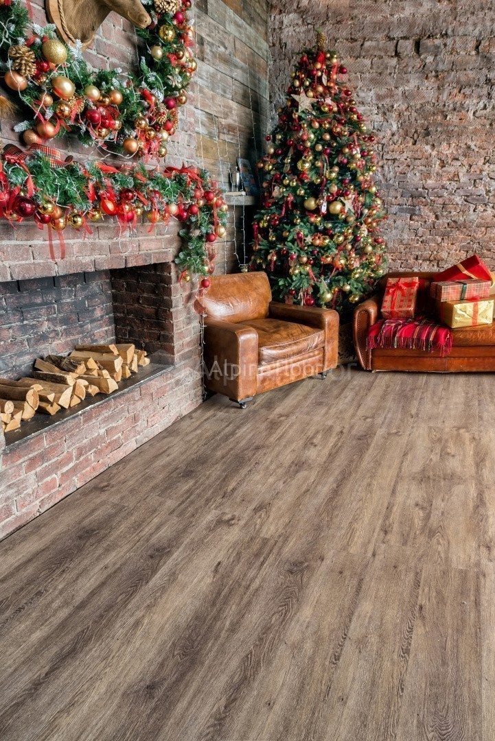 Кварцвиниловая плитка Alpine Floor клеевая Grand Sequoia LVT Венге Грей ECO 11-802 1219,2×184,15×2,5 фото в интерьере