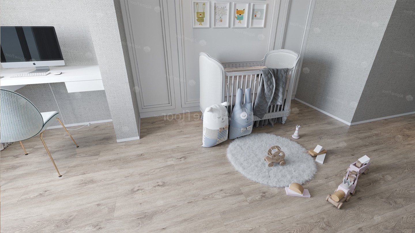 Кварцвиниловая плитка Alpine Floor клеевая Grand Sequoia LVT Карите ECO 11-902 1219,2×184,15×2,5 фото в интерьере