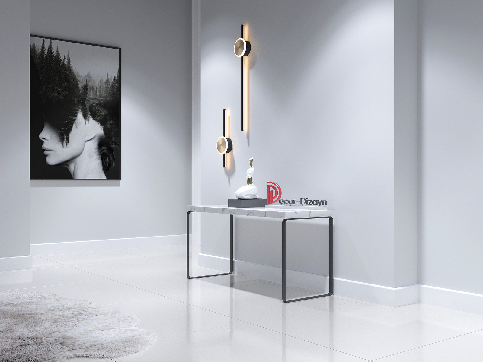 Плинтус Decor-Dizayn 706-115 2400×80×13 фото в интерьере