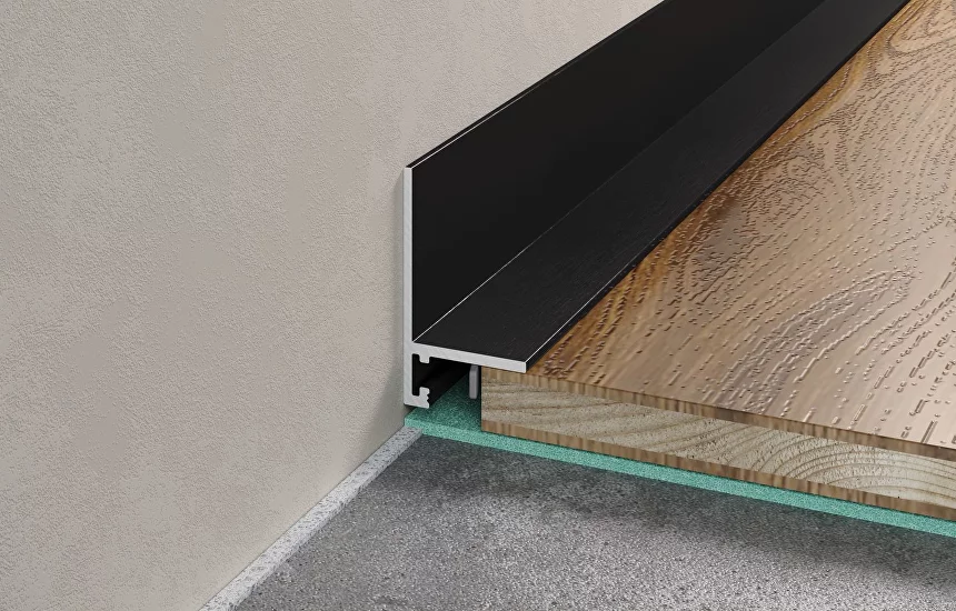 Микроплинтус алюминиевый Laconistiq MICRO L Max Черный RAL 9005 18-21-245 матовый 2450×35,8×16,2 Микроплинтус алюминиевый Laconistiq MICRO L Max Черный RAL 9005 18-21-245 матовый 2450×35,8×16,2