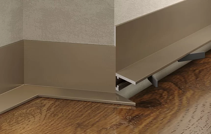 Микроплинтус алюминиевый Laconistiq MICRO L Max Шампань 18-16-245 2450×35,8×16,2 Микроплинтус алюминиевый Laconistiq MICRO L Max Шампань 18-16-245 2450×35,8×16,2