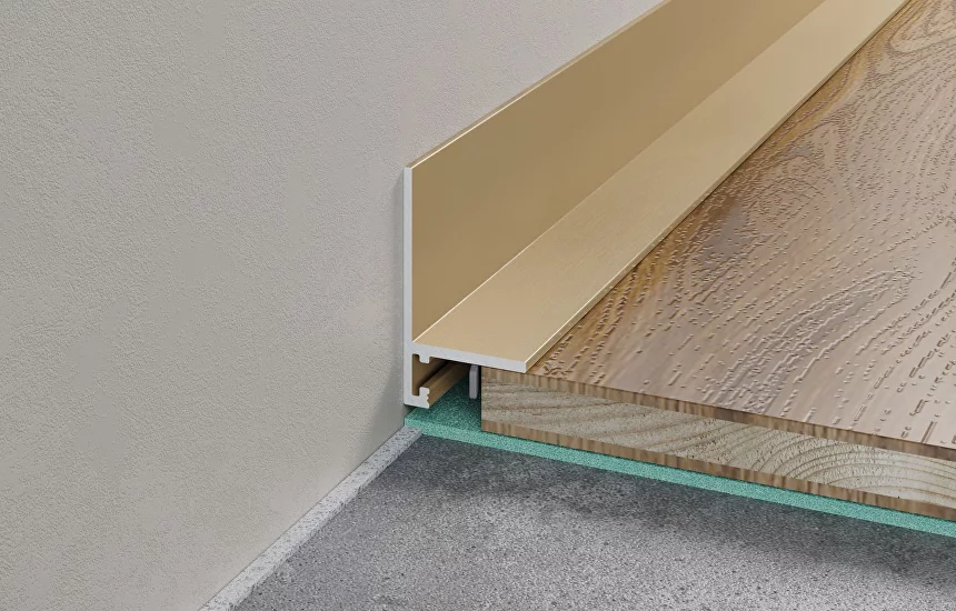 Микроплинтус алюминиевый Laconistiq MICRO L Max Золото 18-14-245 2450×35,8×16,2 Микроплинтус алюминиевый Laconistiq MICRO L Max Золото 18-14-245 2450×35,8×16,2