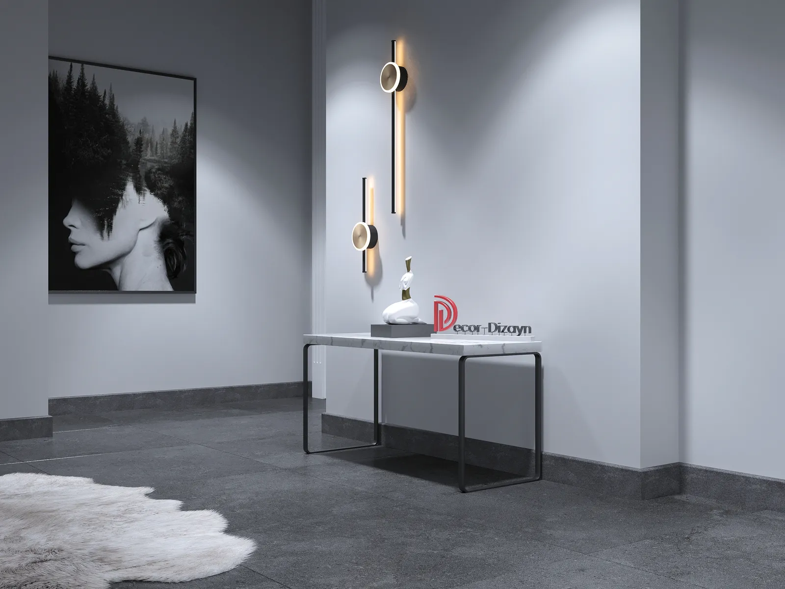 Плинтус Decor-Dizayn 706-94 2400×80×13 фото в интерьере