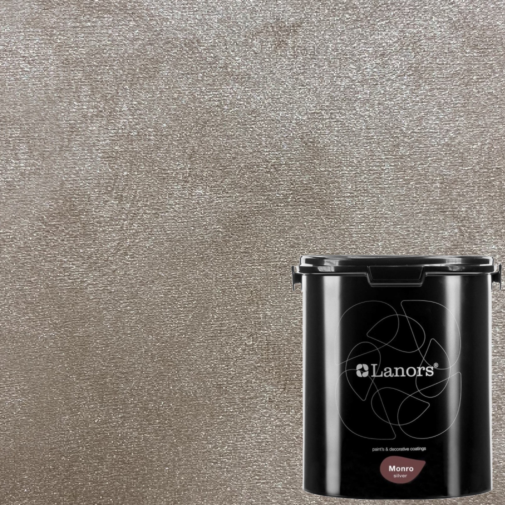 Краска декоративная Lanors Monro Silver цвет MS_024 3 кг