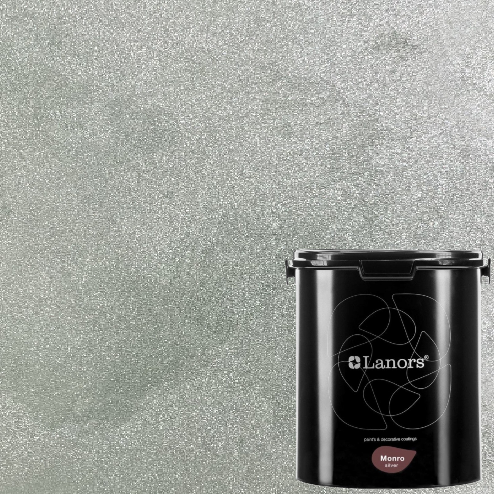 Краска декоративная Lanors Monro Silver цвет MS_027 3 кг