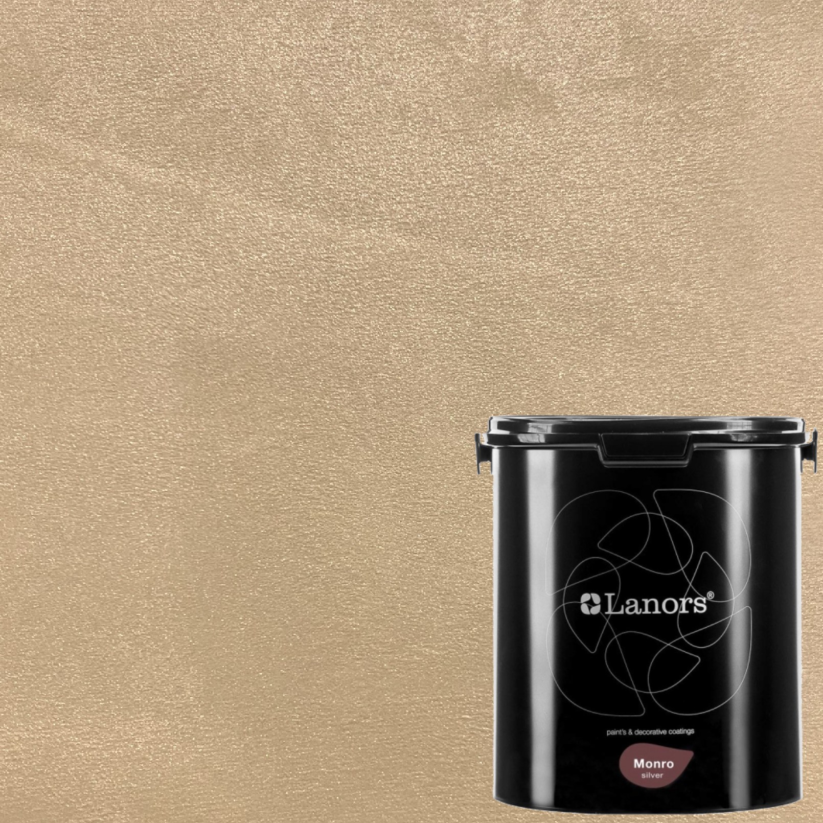 Краска декоративная Lanors Monro Silver цвет MS_029 3 кг