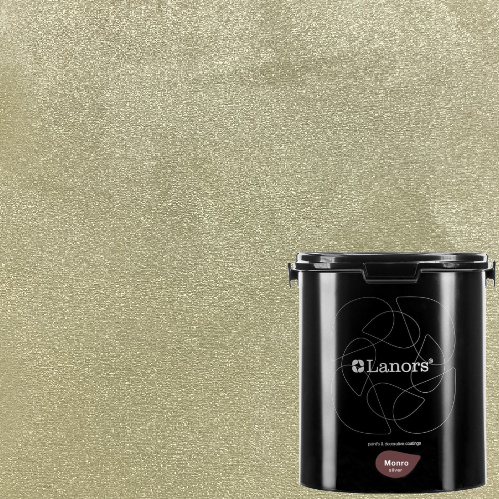 Краска декоративная Lanors Monro Silver цвет MS_030 3 кг