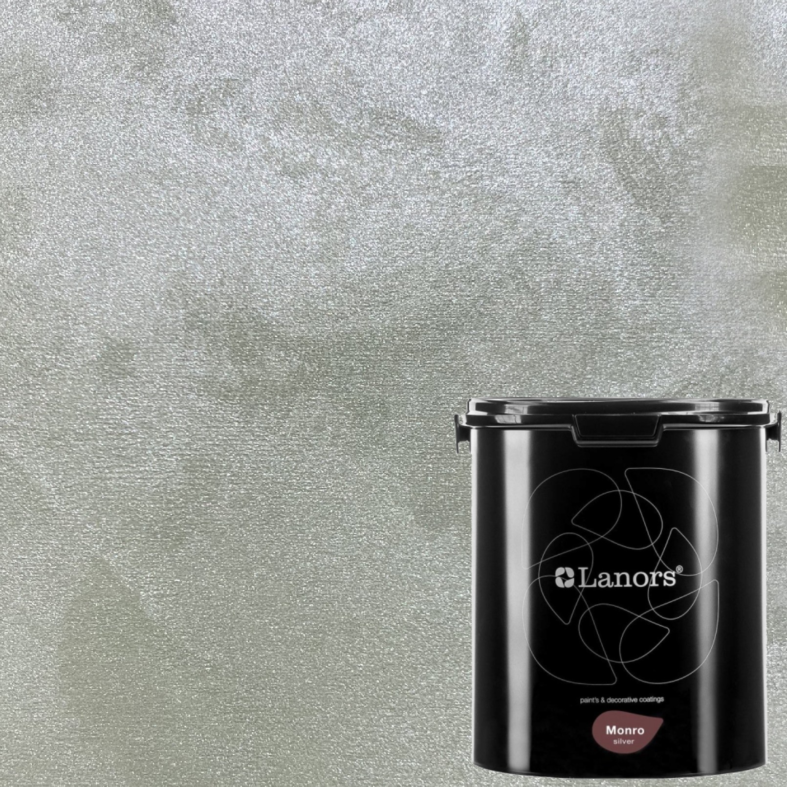Краска декоративная Lanors Monro Silver цвет MS_031 3 кг