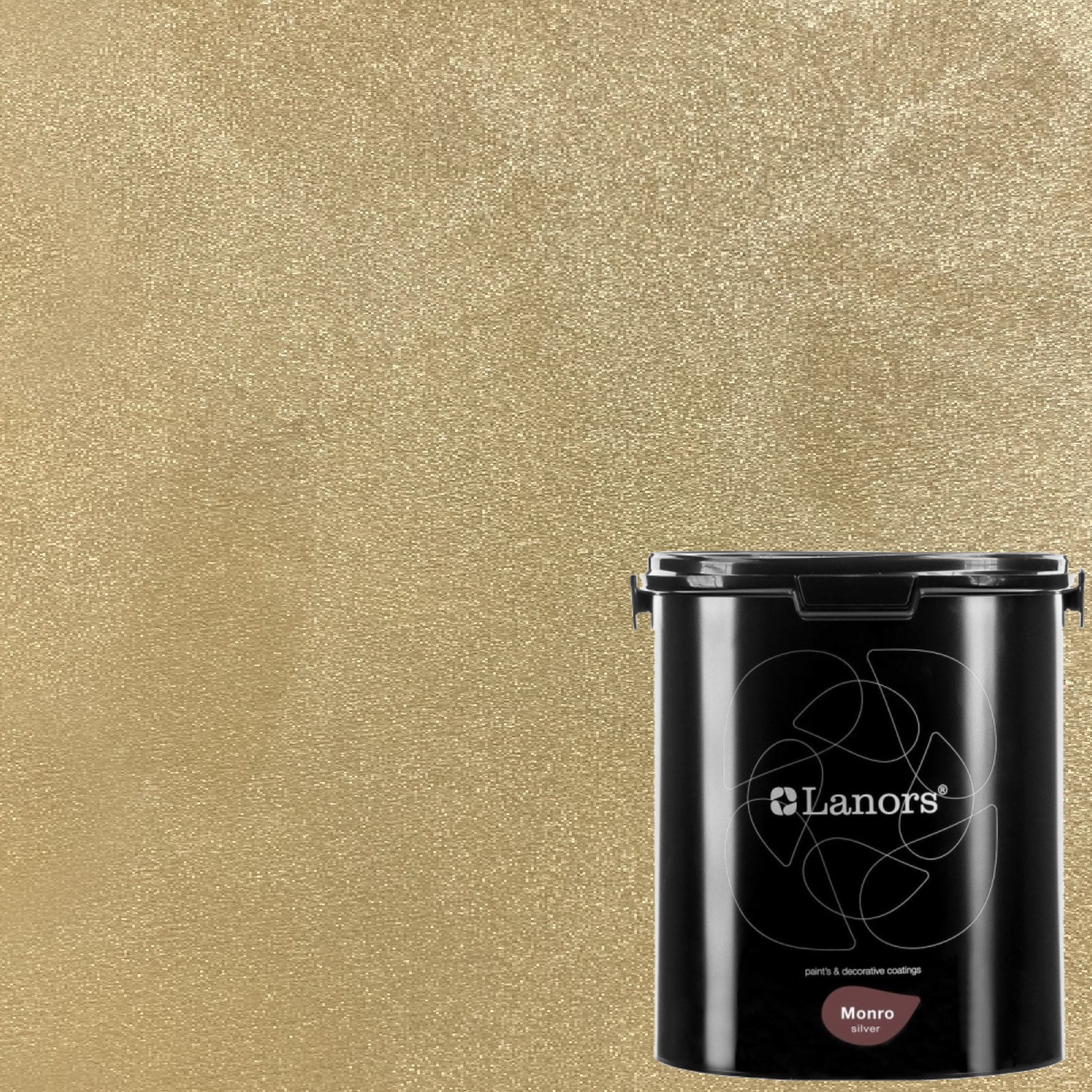 Краска декоративная Lanors Monro Silver цвет MS_034 3 кг