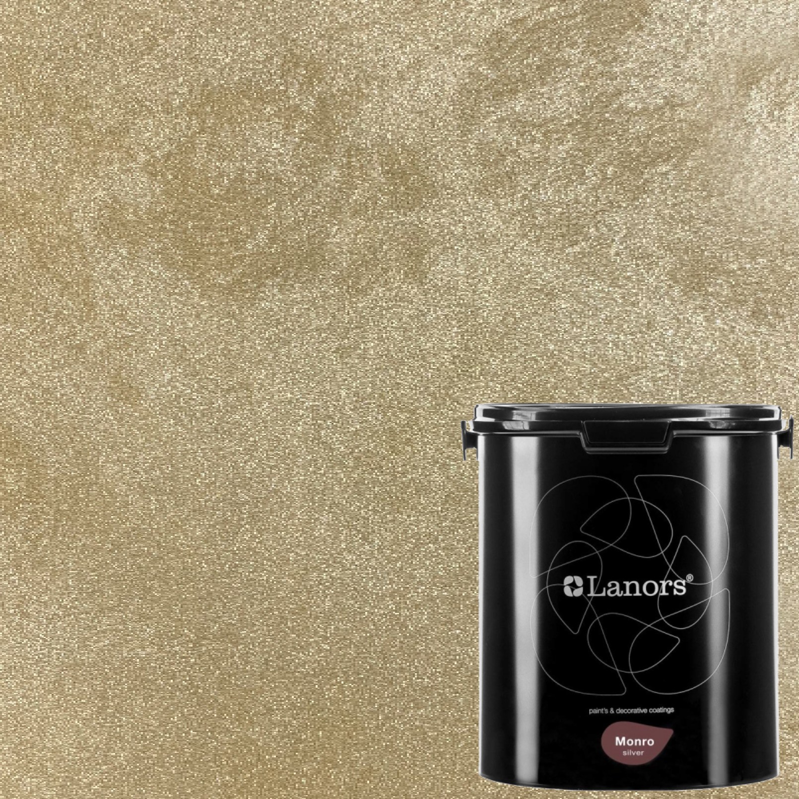 Краска декоративная Lanors Monro Silver цвет MS_035 3 кг