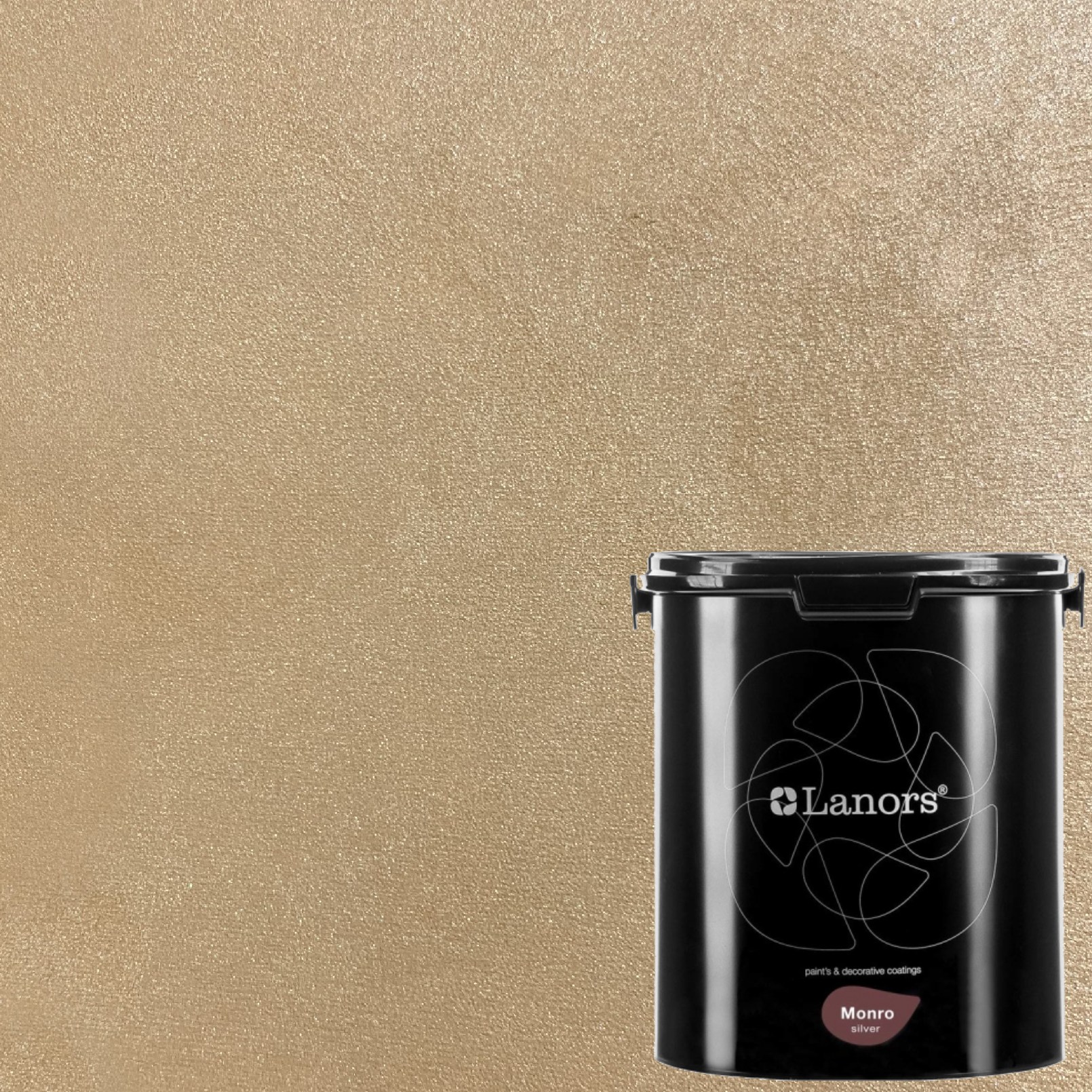 Краска декоративная Lanors Monro Silver цвет MS_038 3 кг